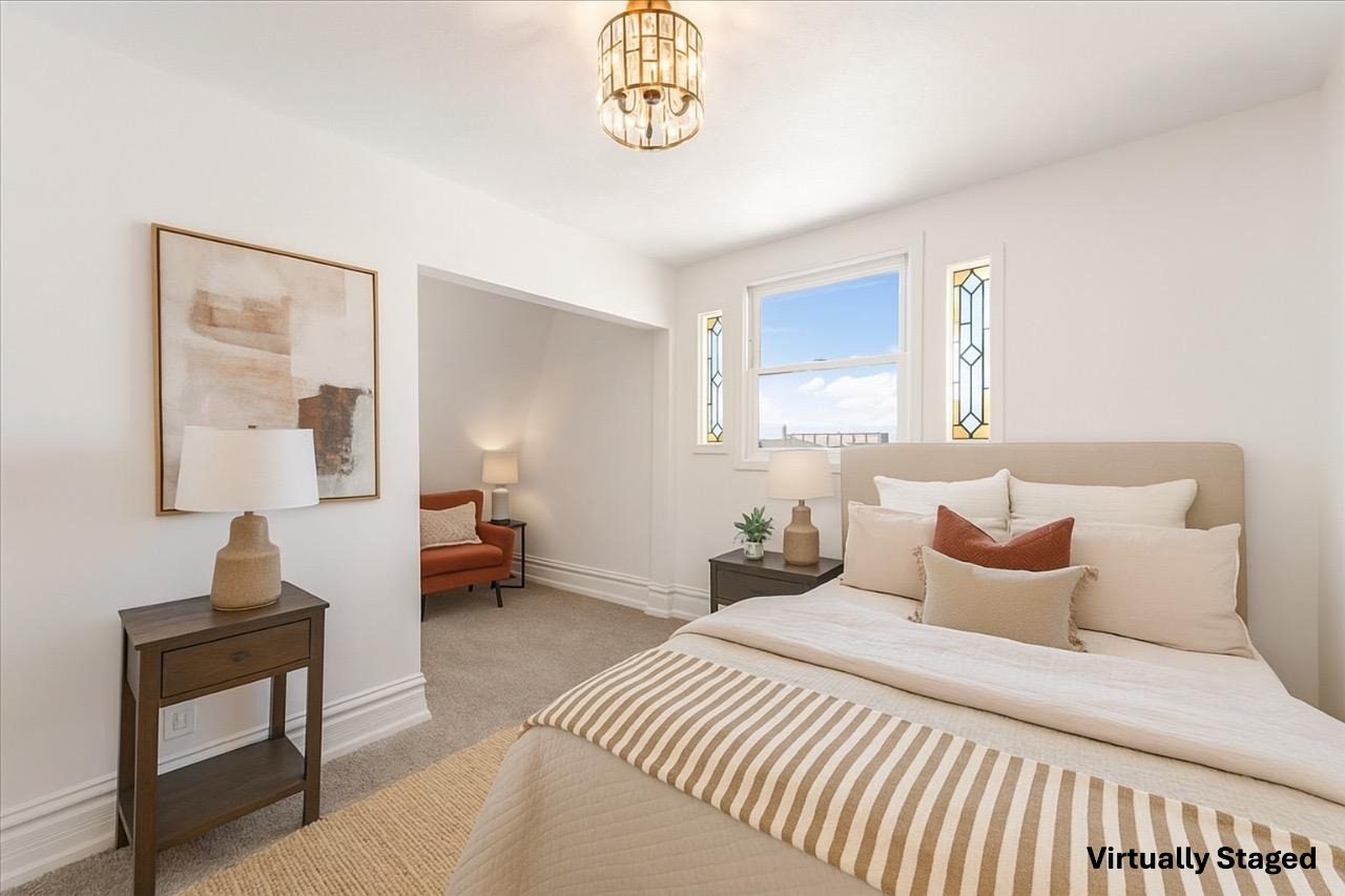 Bedroom - after AI staging
