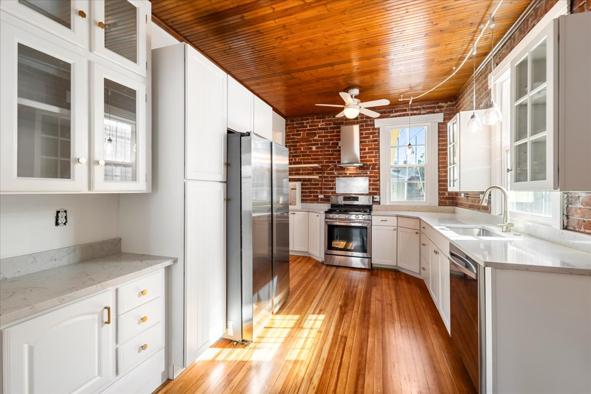 Kitchen - before renovation render
