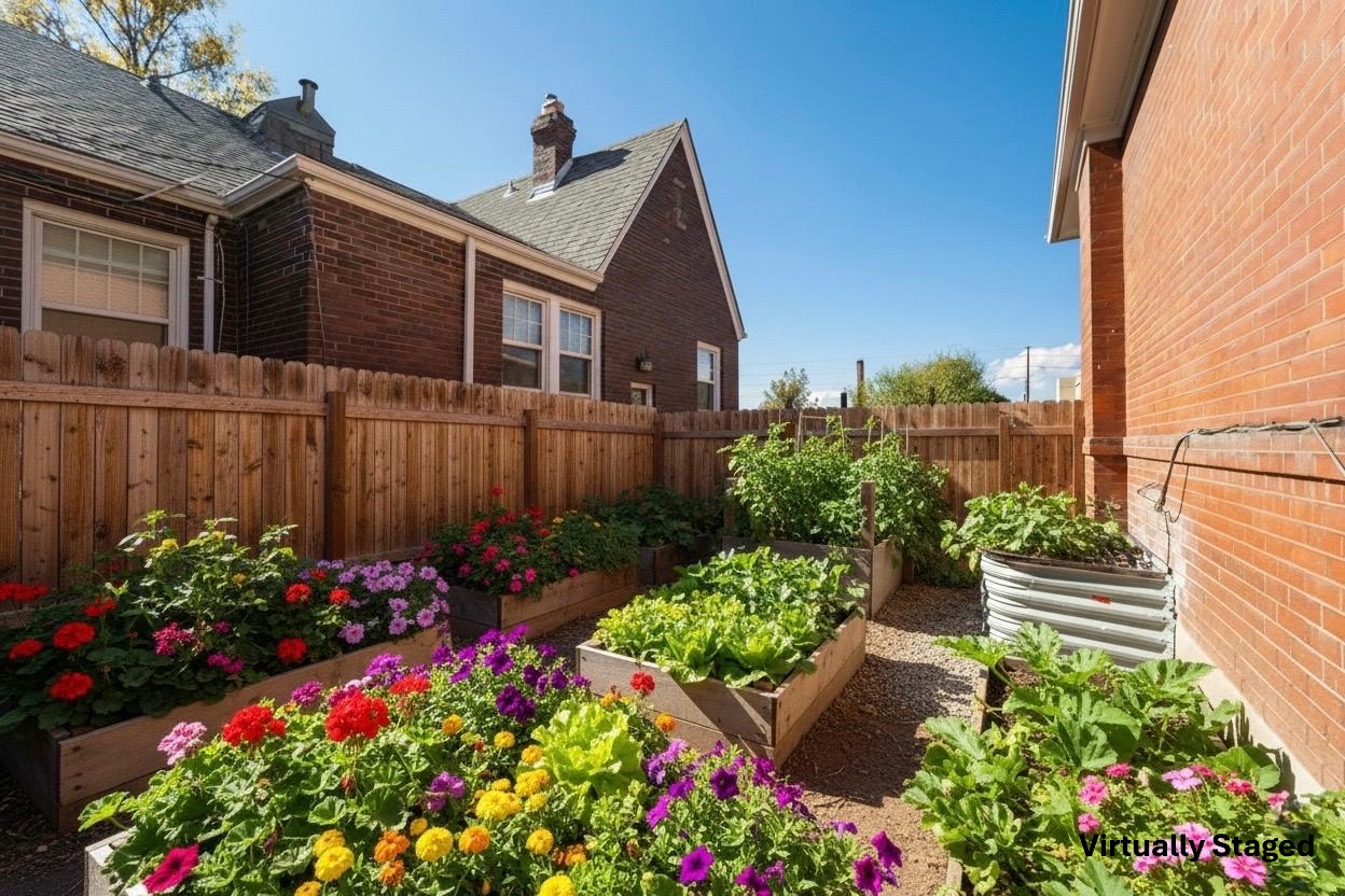 Extended yard - enhanced curb appeal